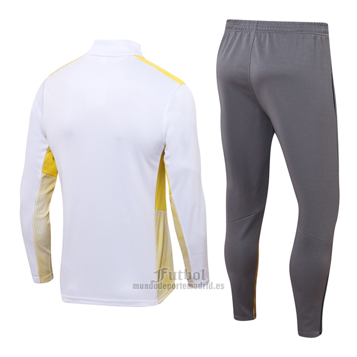 Chandal de Sudadera del Borussia Dortmund 2021-2022 Blanco